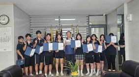 송산중-음악경연대회 개최 