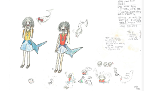 동탄목동중/박세은/죠스 - 상어모양 아이스크림 의인화